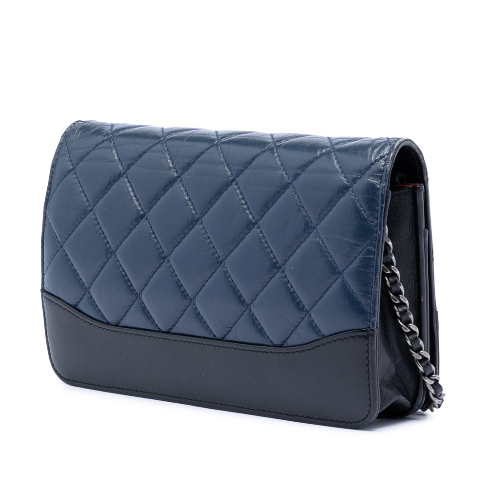 Pre-Loved Chanel Quilted Aged Calfskin Gabrielle Wallet On Chain - Picture 2 of 8